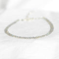 Bracelet "Protection" en Labradorite Argent 925 facetté - Pièce de Bijouterie -