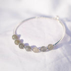 Bracelet "Protection" en Labradorite & Argent 925 - Pièce de Bijouterie - lespierresdubienetre