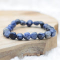 Bracelet roulé "Maîtrise" en Sodalite