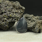 Pendentif "Bouclier" en Oeil céleste Goutte - lespierresdubienetre
