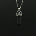 Pendentif "Bouclier" en Oeil céleste Pointe