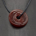 Pendentif Donut "Ancrage Doux" en Cornaline