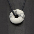 Pendentif Donut "Patience" en Howlite