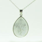Pendentif "Patience" en Howlite Goutte - lespierresdubienetre