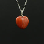 Pendentif "Protecteur" en Jaspe Rouge Coeur 2 cm - lespierresdubienetre