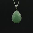 Pendentif "Tranquillité" Goutte en Aventurine - lespierresdubienetre