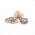 Pierre roulée "Chance" en Agate du Botswana (Lot de 2 pièces)